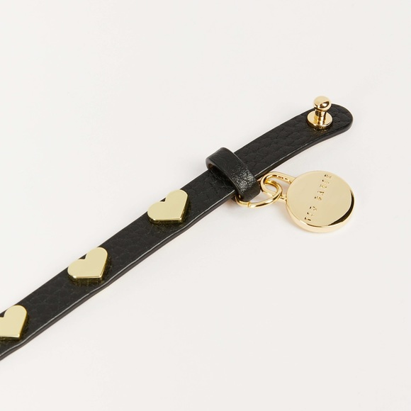 🖤 Ted Baker, Heeva Heart Detail Leather Bracelet - Picture 12 of 13
